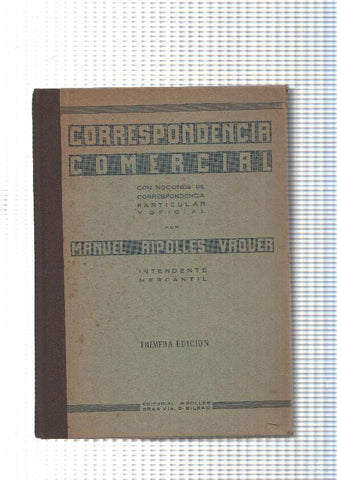 Correspondencia Comercial con nociones de correspondencia particular y oficial
