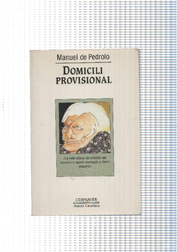coleccion L Esparver num. 06: Domicili Provisional