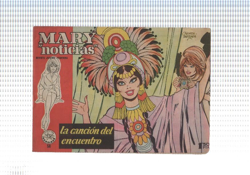 Mary Noticias numero 058: trasera foto artista Dany Robin