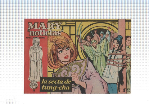 Mary Noticias numero 055: trasera foto artista Sal Mineo