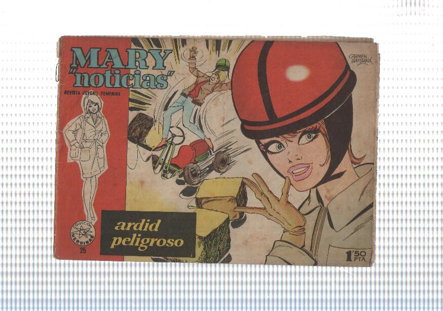 Mary Noticias numero 025: trasera foto artista Antonio Cifariello