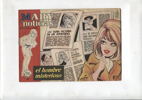 Mary Noticias volumen 040: trasera foto artista Jean Seberg