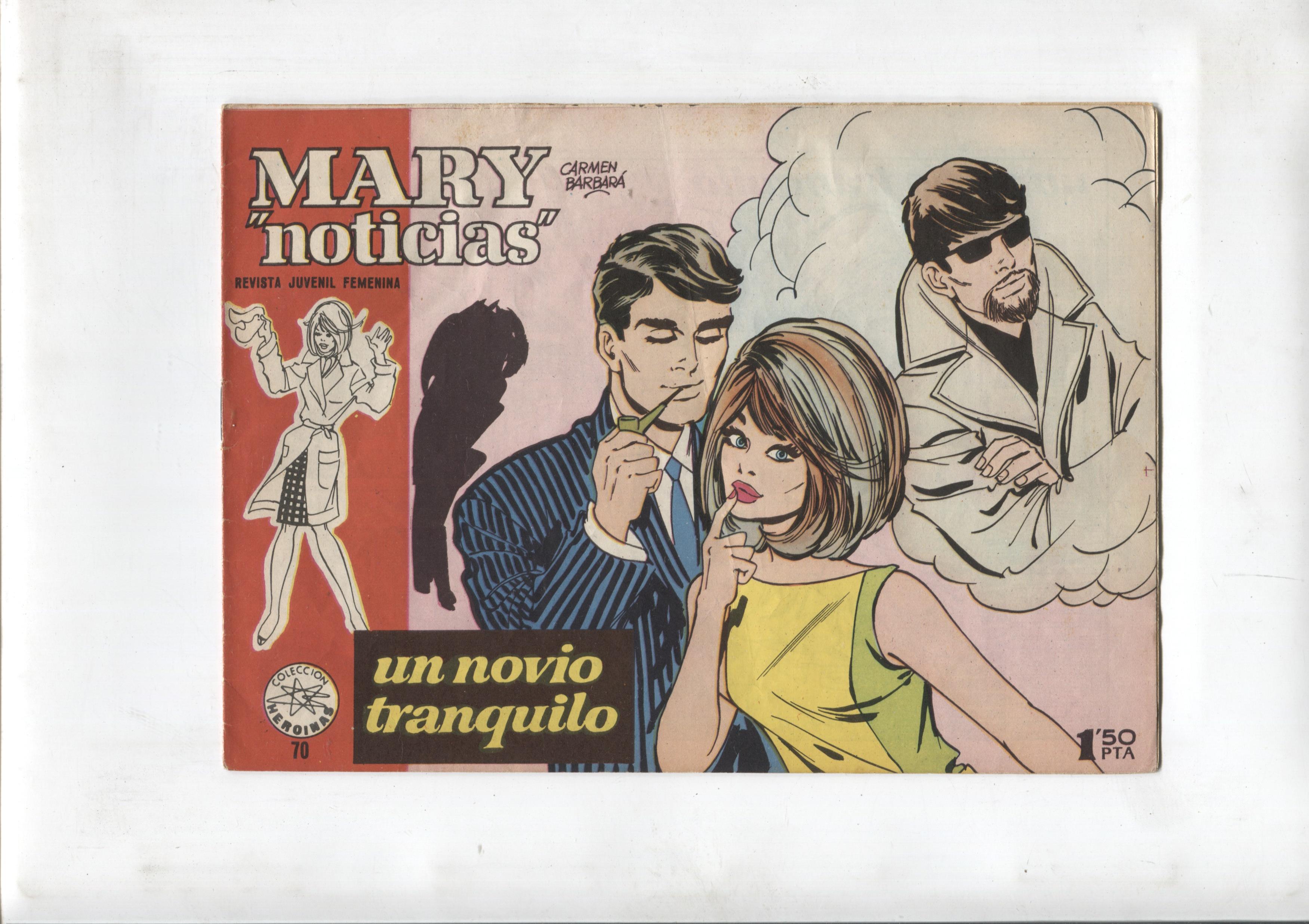 Mary Noticias numero 070: trasera foto artista Elke Sommer