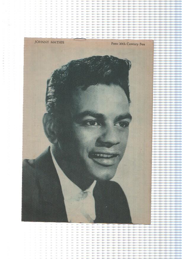 Mary Noticias numero 069: trasera foto artista Johnny Mathis