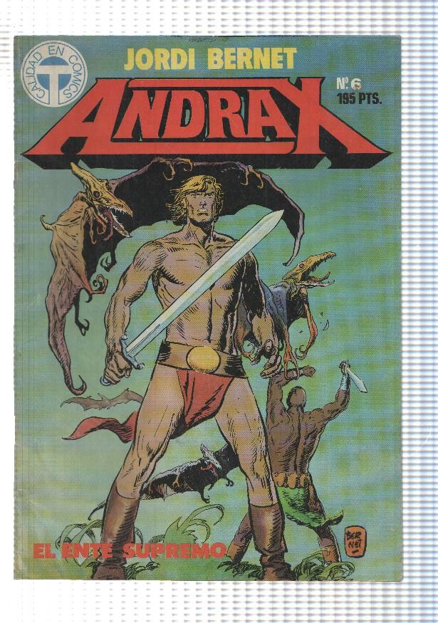 Jordi Bernet: Andrax: numero 06: El ente supremo