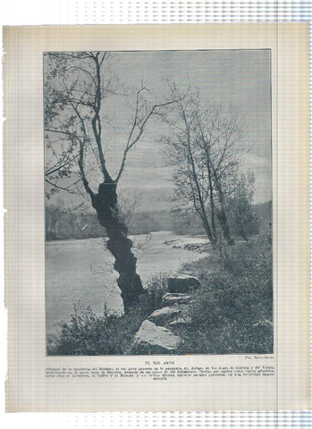 Lamina/sheet/feuille numerada 345/346: Suiza: El rio Arve y cascadas del INN cerca de Saint Mortiz