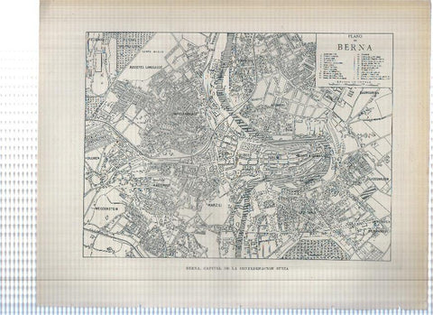Lamina/sheet/feuille numerada 355/356: Suiza: vista de Champery y plano de Berna