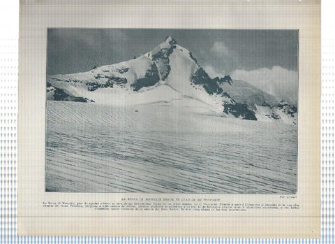 Lamina/sheet/feuille numerada 379/380: Italia: La Becca di Monciair y el Gran Assanly