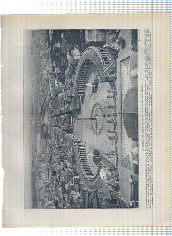 Lamina/sheet/feuille numerada 409/410: Italia: Vista de Roma desde la cupula de San pedro y Plaza del Quirinal en Roma 