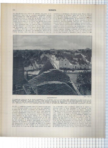 Lamina/sheet/feuille numerada 453/454: Italia: Templo de Poseidon en Pesto Alberobello