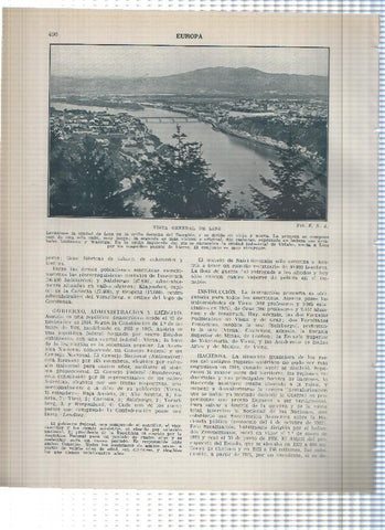 Lamina/sheet/feuille numerada 495/496: Austria: La Hauptplatz en Graz y Vista de Linz