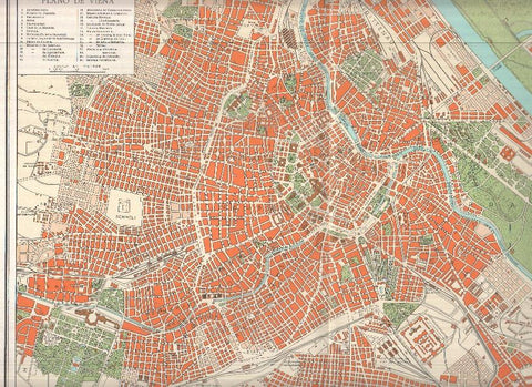 Lamina/sheet/feuille COLOR numerada 13: Plano de viena