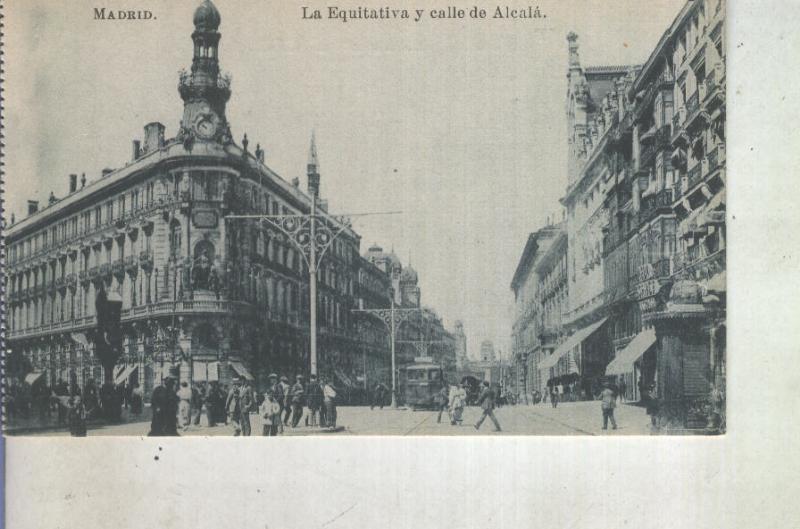 Postal 013026: Madrid, La Equitativa y calle Alcala