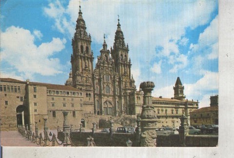 Postal 013223: Fachada del Obradoiro de la catedral de Santiago