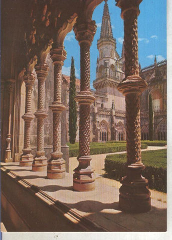 Postal 013796: Claustro Real de Mosteiro, Batalha, Portugal