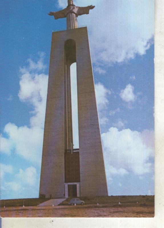 Postal 013837: Monumento a Cristo Rei en Almada, Portugal