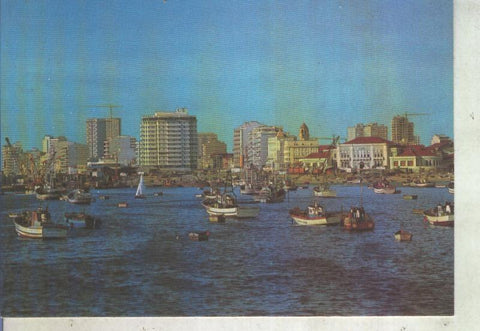 Postal 013912: Puerto pesquero y ciudad de Povoa de Varzim, Portugal