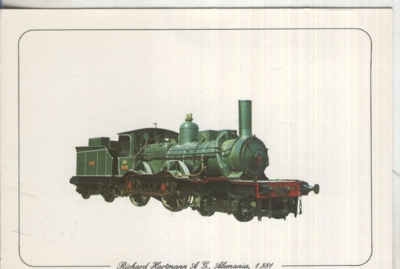 Postal 013047: Tren Locomotora Richard Hartmann A.G-Alemania 1881