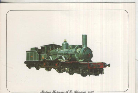Postal 013047: Tren Locomotora Richard Hartmann A.G-Alemania 1881