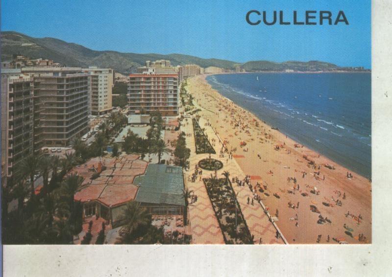 Postal 013596: Playa y paseo maritimo de Cullera, Valencia