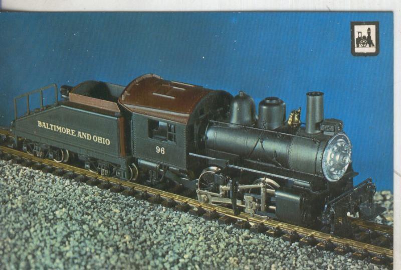 Postal 013102: Tren Serie 1ª numero 13: Locomotora Litle Joe de la cia Baltimore & Ohio