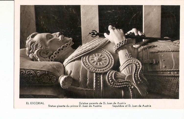 Postal 021373 : Estatua yacente de D. Juan de Austria