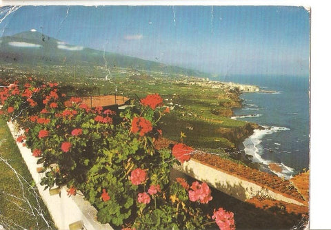 Postal 023729 : Costa del Norte y teide al fondo. Tenerife