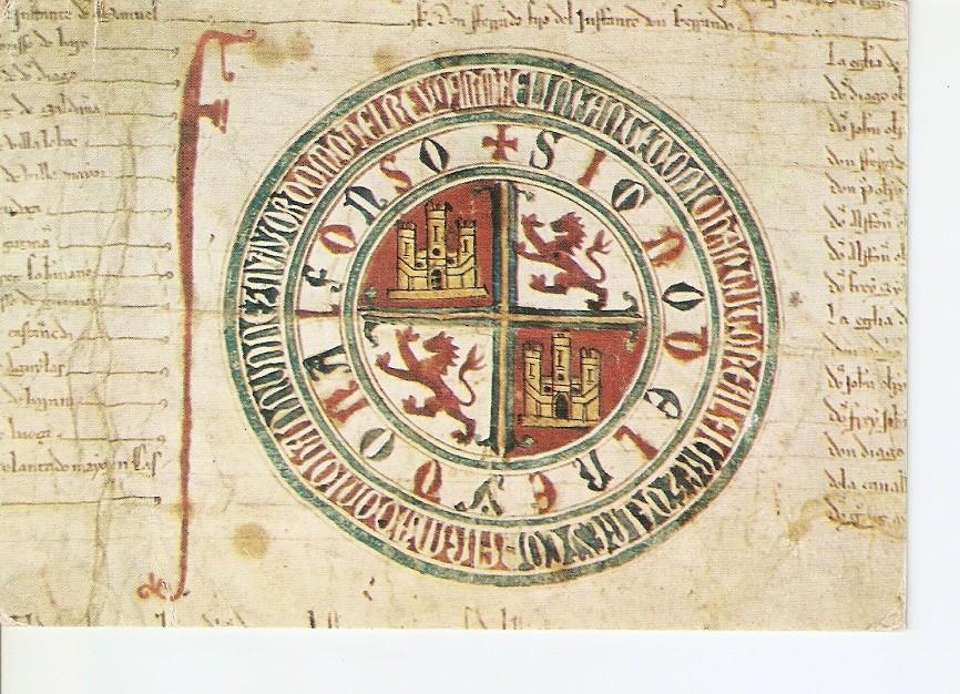 Postal 026258 : Privilegio rodado. Alfonso XI. Calatañazor