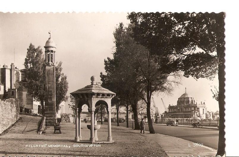 Postal 029047 : Pilgrims Memorial, Southampton