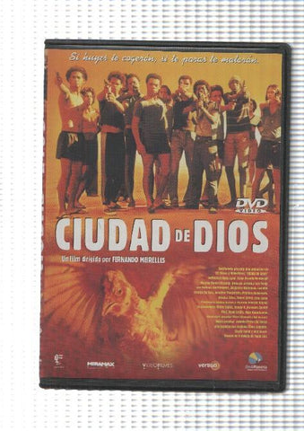 DVD: Ciudad de Dios. Un film dirigido por Fernando Meirelles. Miramax, Videofilmes, Vertigo, DeAPlaneta