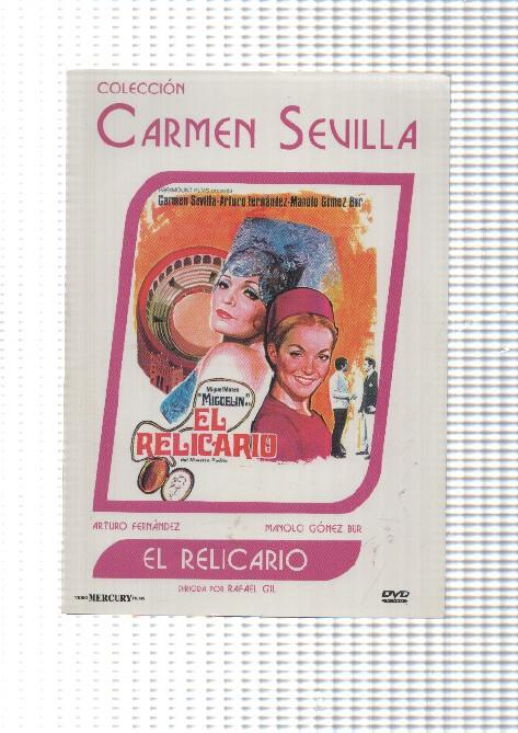 DVD: Coleccion Carmen Sevilla - El Relicario. Dirigida por Rafael Gil con Arturo Fernandez, Manolo Gomez Bur. Video Mercury Films