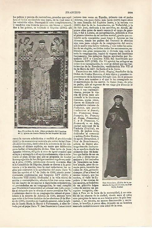 LAMINA ESPASA 27477: San Francisco de Asis por Cimabue