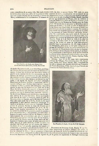LAMINA ESPASA 27484: San Francisco de Paula
