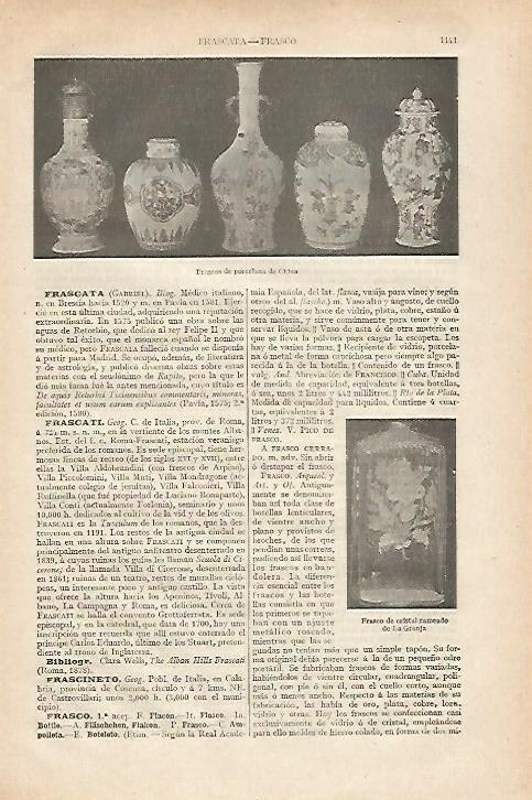 LAMINA ESPASA 27495: Frascos de porcelana de China