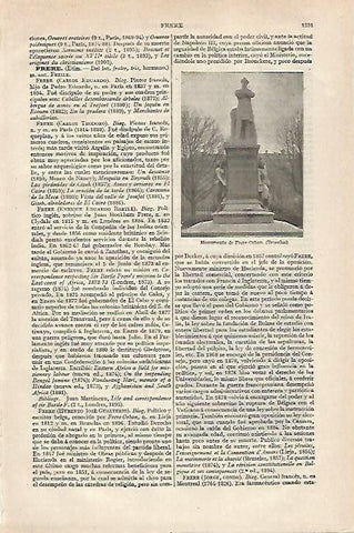 LAMINA ESPASA 27506: Monumento de Frere Orban en Bruselas