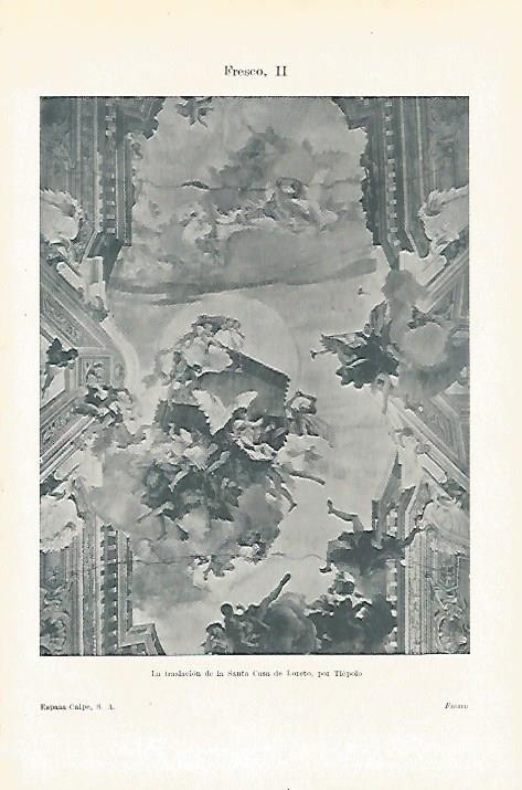 LAMINA ESPASA 27513: La traslacion de la Santa Casa de Loreto por Tiepolo