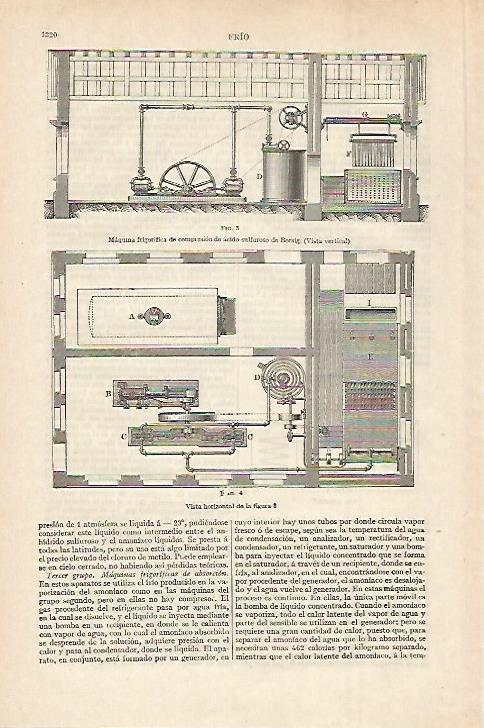 LAMINA ESPASA 27527: Maquina frigorifica de Borsig