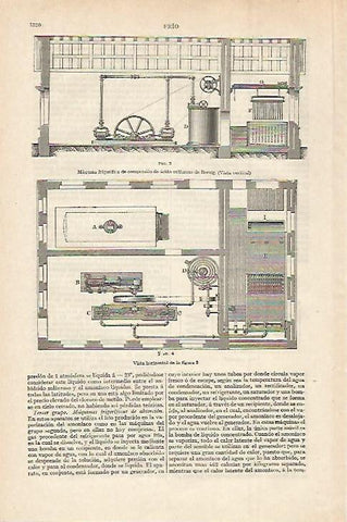LAMINA ESPASA 27527: Maquina frigorifica de Borsig