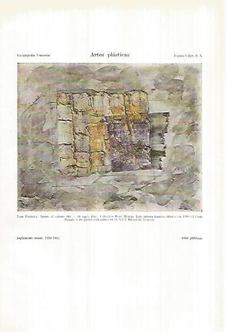 LAMINA ESPASA 27568: Square of colours por J. Fautrier