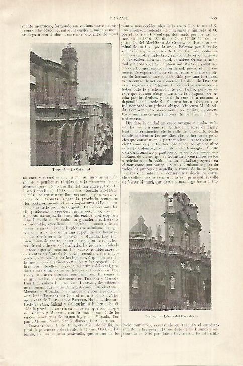 LAMINA ESPASA 27588: Catedral de Trapani
