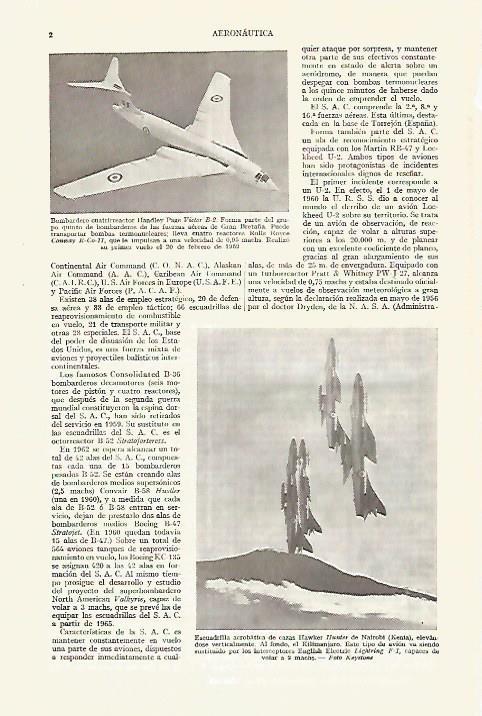 LAMINA ESPASA 27602: Bombardero Handley Page Victor B-2