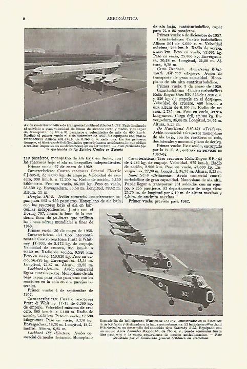 LAMINA ESPASA 27605: Avion Lockheed Electra L-188