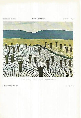 LAMINA ESPASA 27615: Castaños por Ortega Muñoz
