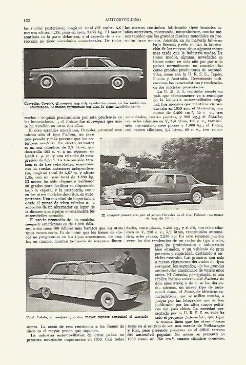 LAMINA ESPASA 27622: Chevrolet Corvair