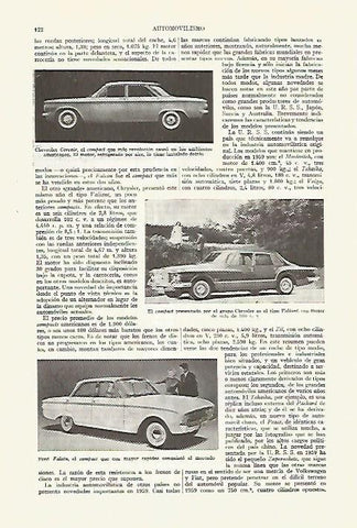 LAMINA ESPASA 27622: Chevrolet Corvair