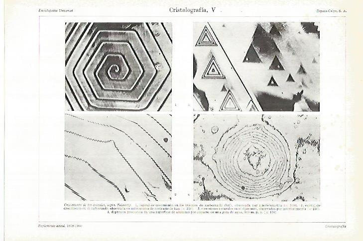 LAMINA ESPASA 27636: Crecimiento de los cristales