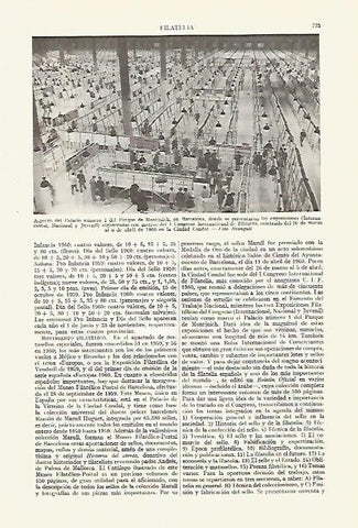 LAMINA ESPASA 27655: I Congreso Internacional de Filatelia en Barcelona  5 de abril de 1960