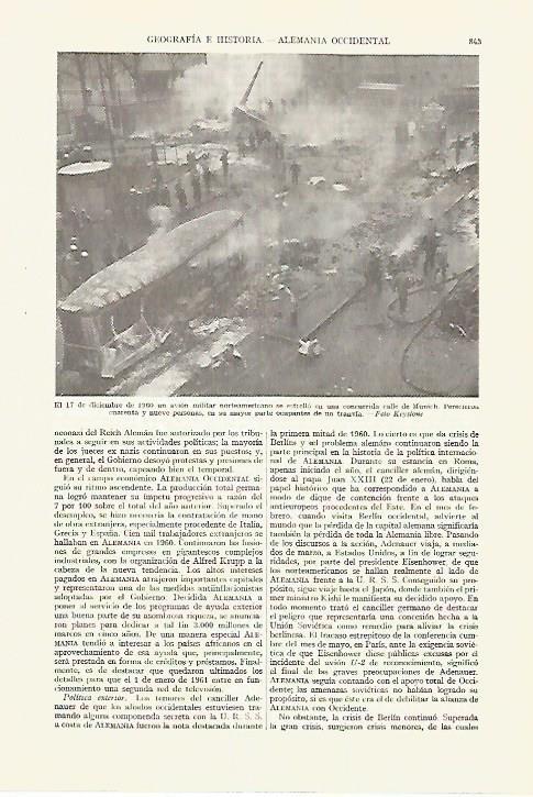 LAMINA ESPASA 27666: Avion norteamericano estrellado en Munich en 1960