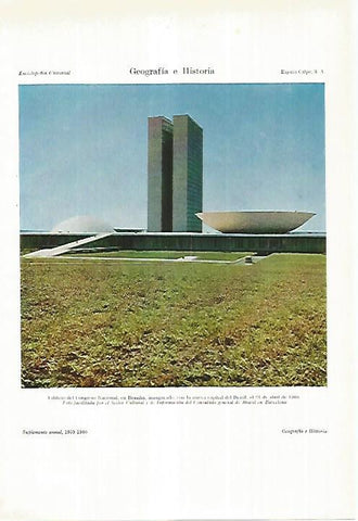 LAMINA ESPASA 27670: Congreso Nacional en Brasilia