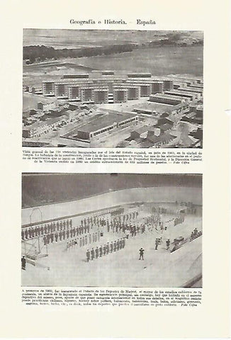 LAMINA ESPASA 27688: Vista general de viviendas de Burgos